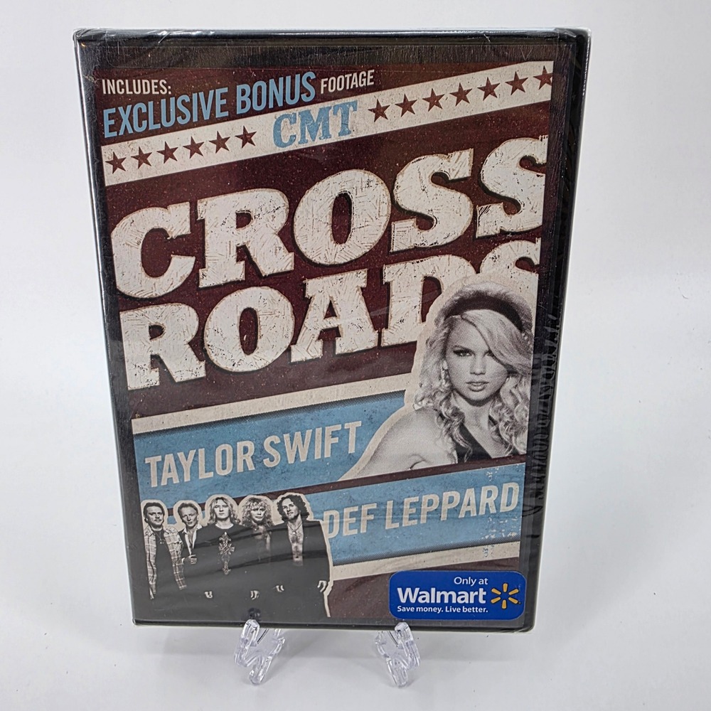 Taylor Swift Def Leppard CMT Crossroads DVD 2009 Walmart Exclusive New Sealed